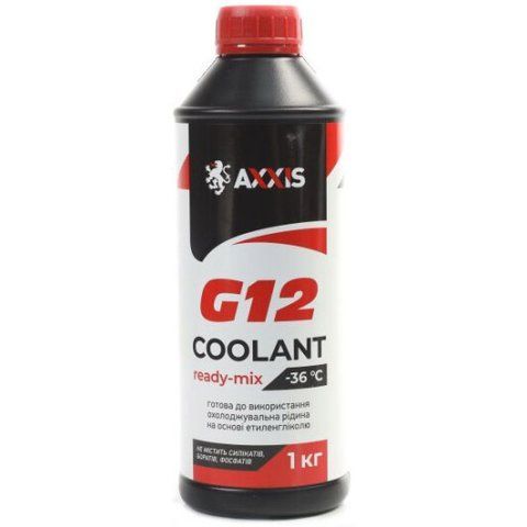 Готовий антифриз Axxis Coolant Ready-Mix G12 червоний -36 &deg;C фото