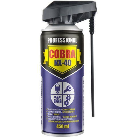 Nowax Cobra NX-40 Professional багатофункціональне мастило, 450 мл (NX45600) фото