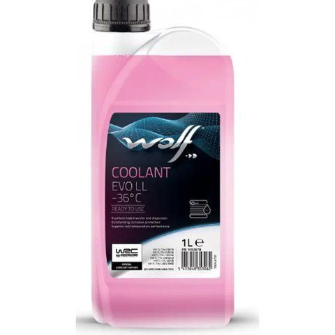 Wolf Coolant EVO LL -36&deg;C, 1 л (1052678) готовий антифриз фото