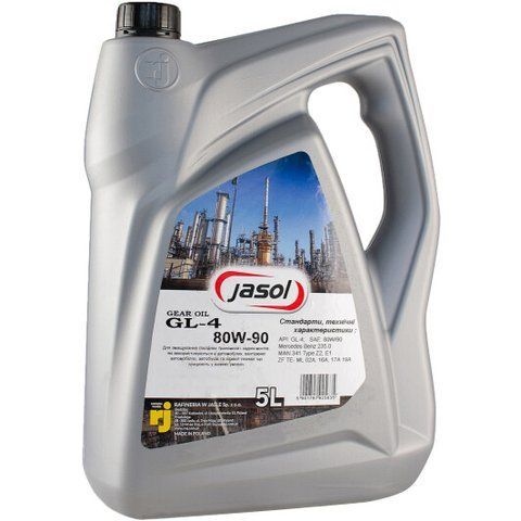 Jasol Gear Oil GL-4 80W-90, 5 л (325086) мінеральна трансмісійна олива фото