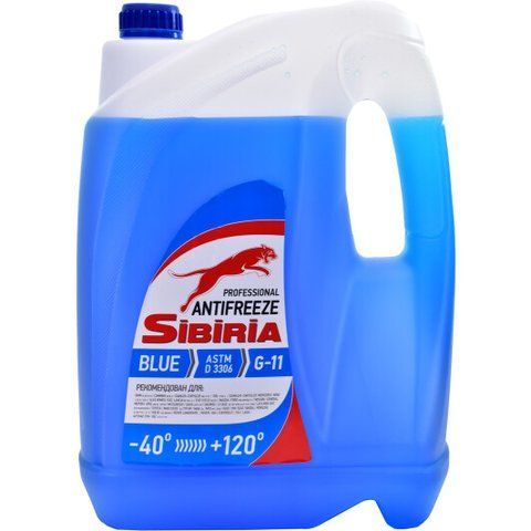 Готовий антифриз Sibiria G11 синій -40 &deg;C фото
