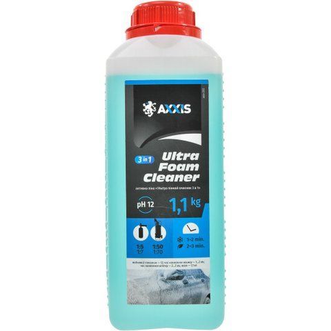 Концентрат автошампуня Axxis Ultra Foam Cleaner 3 in 1 фото