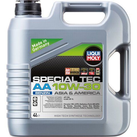 Liqui Moly Special Tec AA Benzin 10W-30 4 л, (21337) моторное масло фото