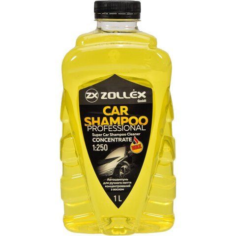 Автошампунь-полірол концентрат Zollex Professional з воском фото