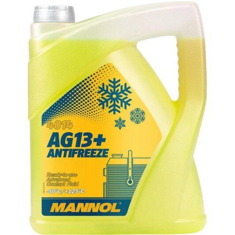 Mannol AG13+ Advanced желтый -40 &deg;C, 5 л (MN4014-5) готовый антифриз фото