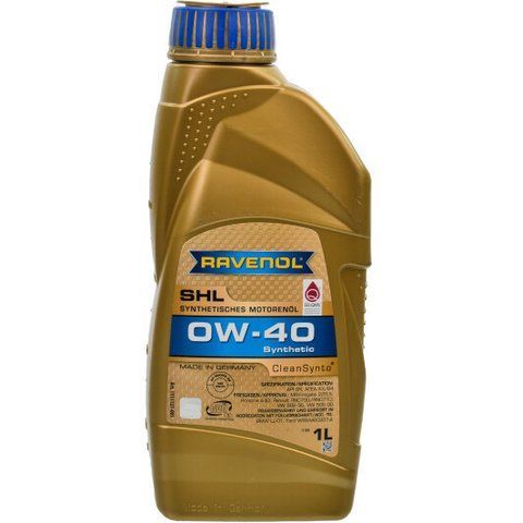 Ravenol SHL 0W-40 1 л, (1111127001) моторное масло фото