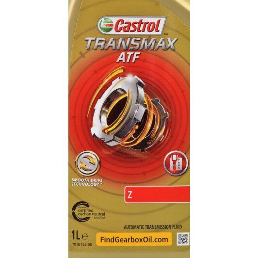 Castrol Transmax ATF Z, 1 л (EB-TRANSZ-12X1L) синтетична трансмісійна олива фото