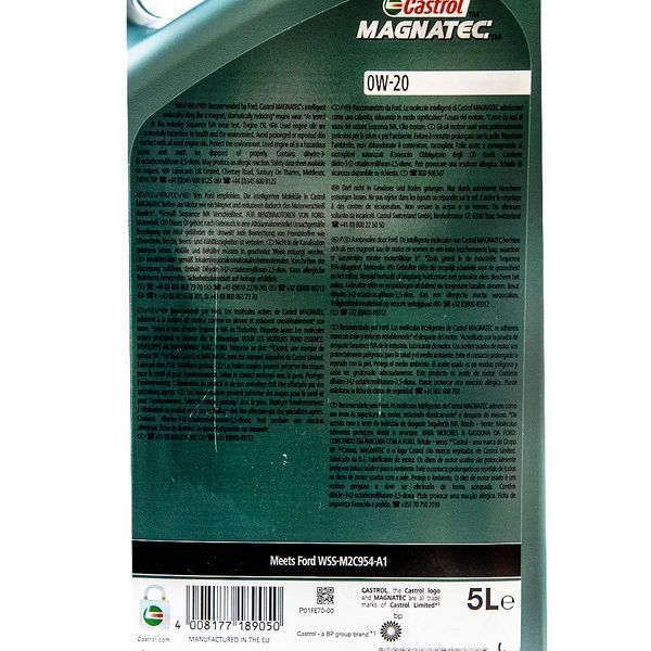 Castrol Professional Magnatec 0W-20, 5 л (15F704) моторное масло фото