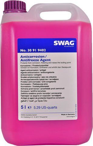 SWAG G12+ фиолетовый, 5 л (30919402) концентрат антифриза фото