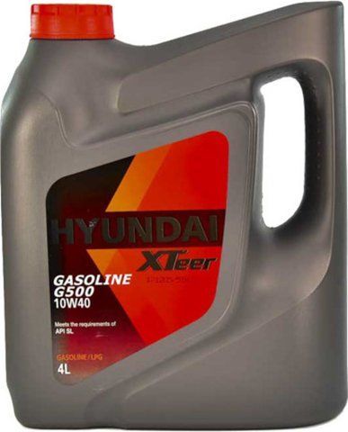 Hyundai XTeer Gasoline G500 10W-40 4 л, (1041044) моторна олива фото