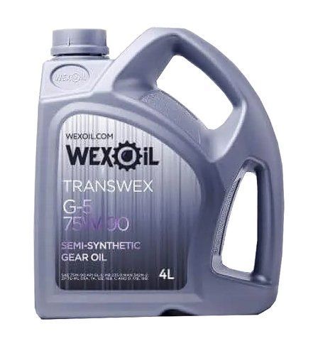 Wexoil Transwex 75W-90, 4 л (9560) полусинтетическое трансмиссионное масло фото