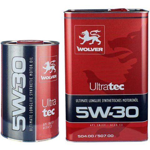 Wolver UltraTec 5W-30 1 л, моторное масло фото
