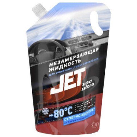Концентрат омывателя Xado JET 100 Ultra Суперконцентрат зимний -80&deg;С прохладный дождь 1 л, (xb30018) фото