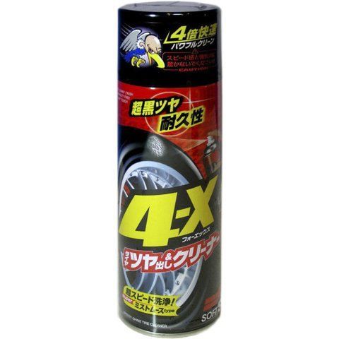 Чернитель шин SOFT99 4-Х Tire Cleaner 02060 470 мл фото