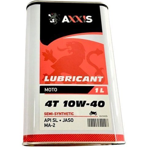 Axxis Moto 10W-40, 1 л моторна олива 4T фото