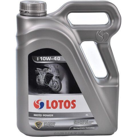LOTOS Moto Power 10W-40, 4 л моторна олива 4T фото
