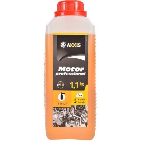 Концентрат очищувача двигуна Axxis Motor Professional піна фото