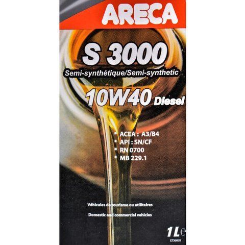 Areca S3000 Diesel 10W-40 1 л, (041c000100) моторна олива фото