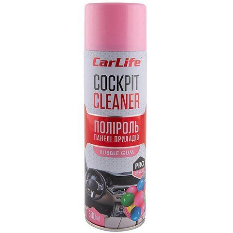 Полироль для салона Carlife Cockpit Cleaner bubble gum 500 мл CF510 фото