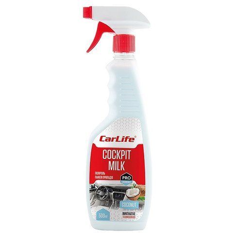 Carlife Cockpit Milk кокос, 500 мл (CF534) полироль для салона фото