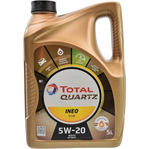 Total Quartz Ineo EcoB 5W-20 5 л, (213979) моторна олива фото