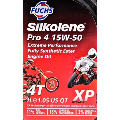 Fuchs Silkolene Pro 4 XP 15W-50, 1 л (600986179) моторна олива 4T фото