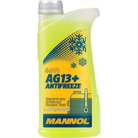 Mannol AG13+ Advanced желтый -40 &deg;C, 1 л (MN4014-1) готовый антифриз фото