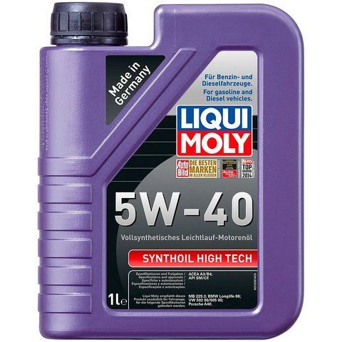 Liqui Moly Synthoil High Tech 5W-40 1 л, (1924) моторное масло фото