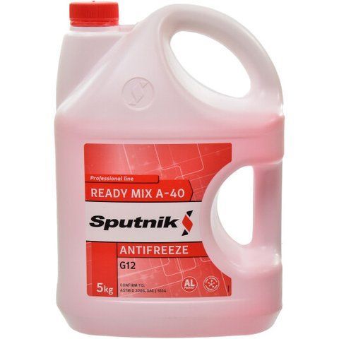 Готовий антифриз Sputnik G12 червоний -30 &deg;C фото