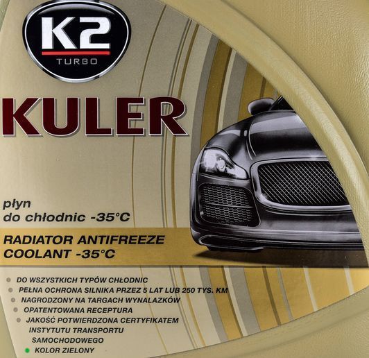 Готовий антифриз K2 Kuler зелений -35 &deg;C фото