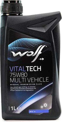 Wolf VIitalTech Multi Vehicle GL-4+ 75W-80, 1 л (8303609) мінеральна трансмісійна олива фото