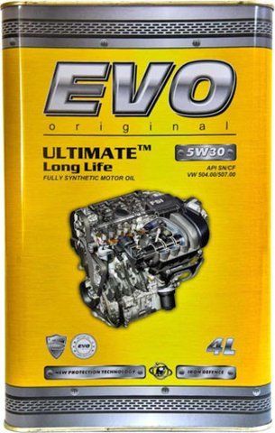 EVO Ultimate LongLife 5W-30 4 л, моторна олива фото