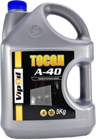 Готовый антифриз VIPOIL Тосол А-40 -30 &deg;C фото