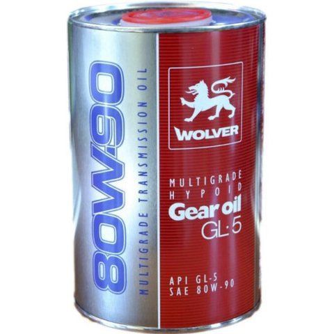 Wolver Gear Oil GL-5 80W-90, 1 л мінеральна трансмісійна олива фото