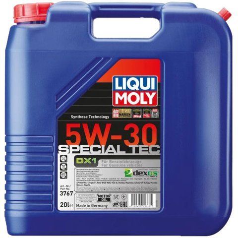 Liqui Moly Special Tec DX1 5W-30 20 л, (3767) моторное масло фото