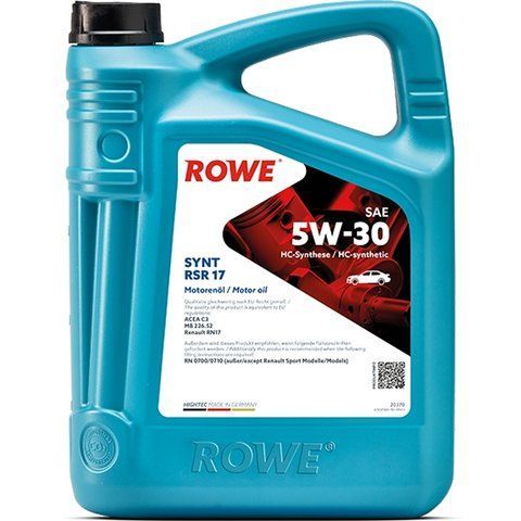 Rowe HC Synt RSR 17 5W-30, 5 л (20370005099) моторна олива фото