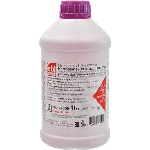 Готовый антифриз Febi G12+ фиолетовый -35 &deg;C фото
