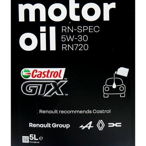 Castrol Renault GTX RN720 5W-30, 5 л (7711943687) моторное масло фото