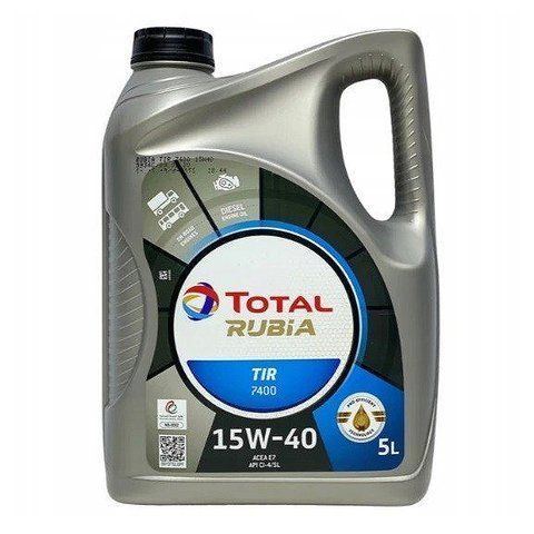 Total Rubia TIR 7400 15W-40, 5 л (213669) моторное масло фото