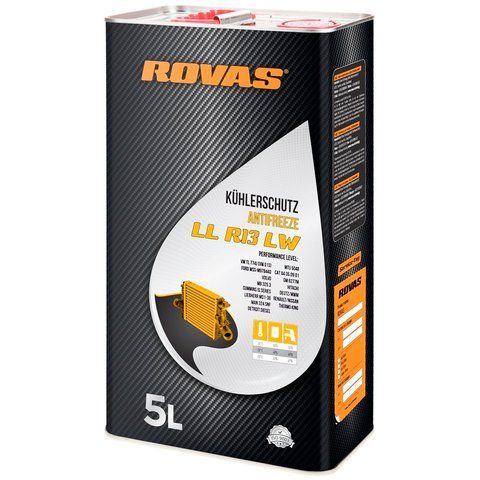 Rovas Antifreeze LL R13 LW желтый -80&deg;C, 5 л (75952) концентрат антифриза фото