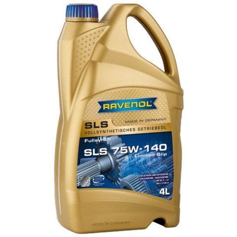 Ravenol SLS GL-5 LS 75W-140, 4 л (1221110004) синтетична трансмісійна олива фото