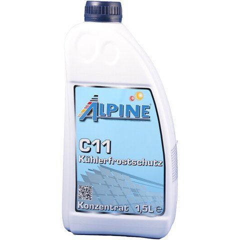 Alpine G11 синий, 1,5 л (1145b15) концентрат антифриза фото