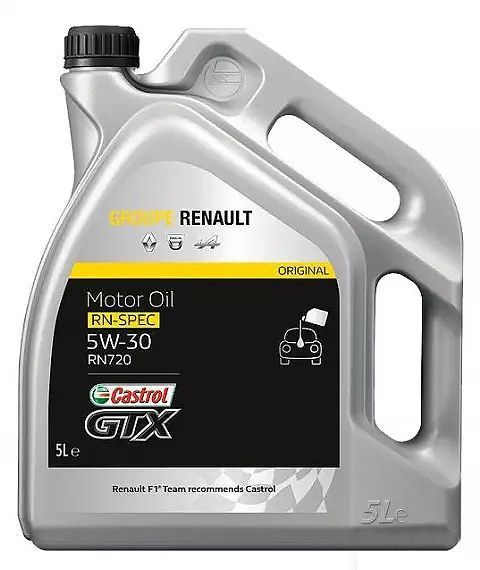 Castrol Renault GTX RN720 5W-30, 5 л (7711943687) моторное масло фото