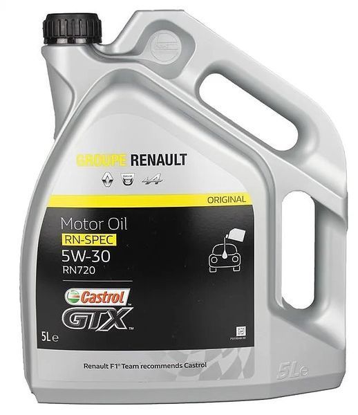 Castrol Renault GTX RN720 5W-30, 5 л (7711943687) моторное масло фото