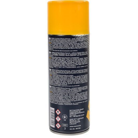 Mannol Pre-Paint Silicone Remover, 450 мл (9890) очиститель фото