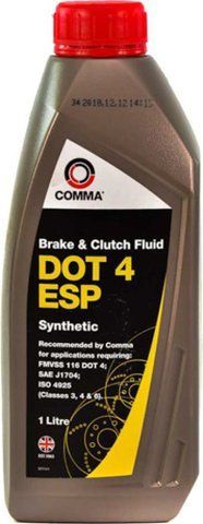 Comma Synthetic DOT 4 ESP, 1 л (BF4ESP1L) тормозная жидкость пластиковая тара фото