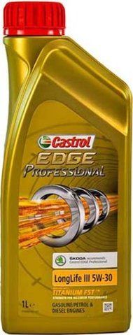 Castrol Professional EDGE Titanium Longlife 3 SKODA 5W-30 1 л, (EBEDGPLL312SK) моторное масло фото