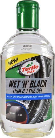 Чернитель шин Turtle Wax Wet N Black Trim & Tire Gel 53144 300 мл фото