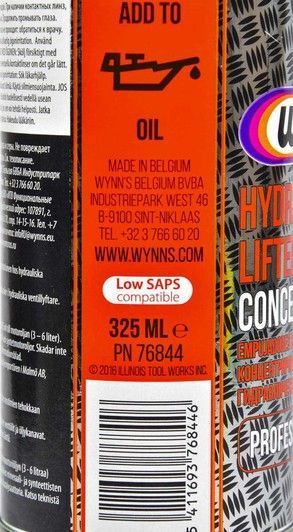 Wynns Hydraulic Valve Lifter Concentrate присадка фото