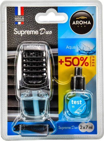 Ароматизатор Aroma Car Supreme Duo Slim Aqua 7 мл фото